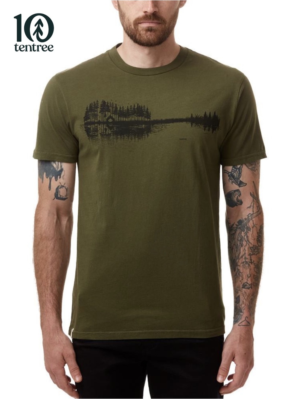 Tentree Summer Guitar Graphic T-Shirt